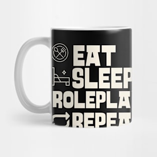 Eat Sleep Roleplay Repeat Mug